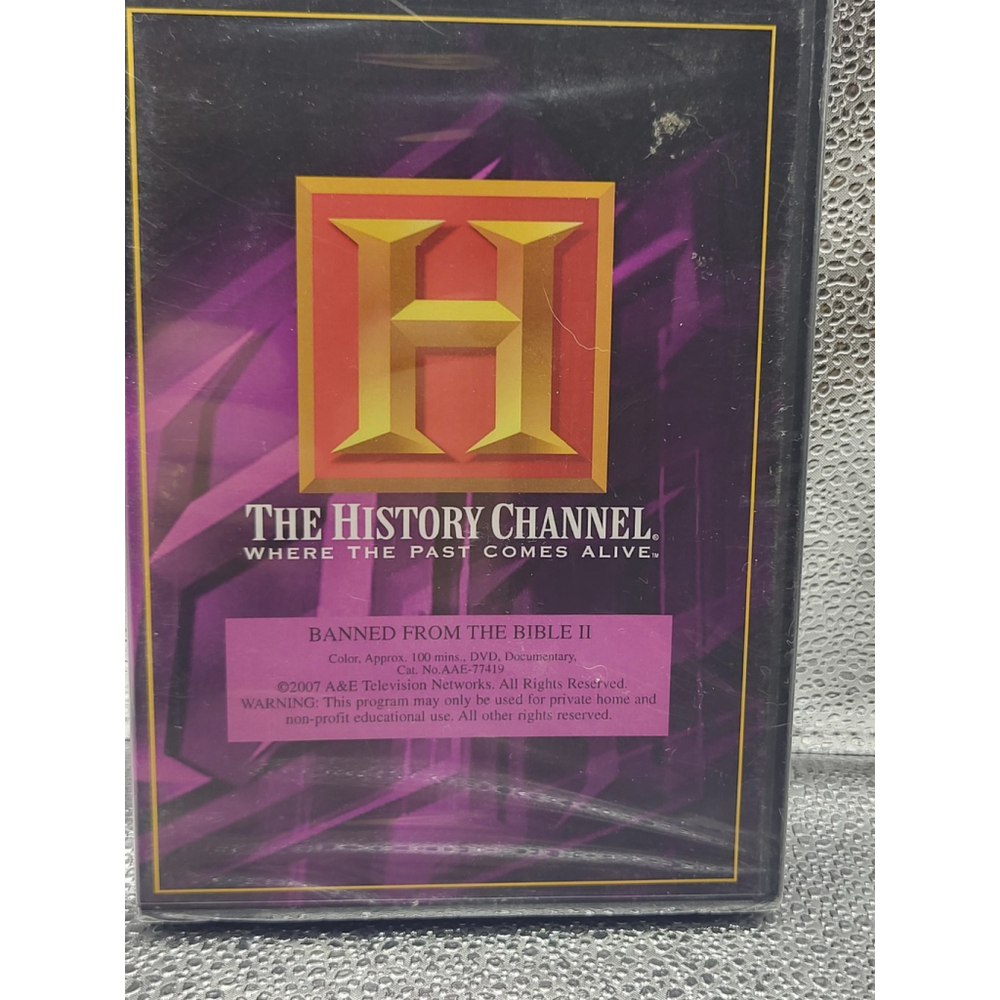 Banned from the Bible II (DVD, 2004, The History Channel) New And Factory Sealed